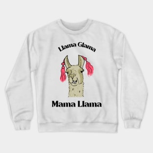 Mama Llama Glam Crewneck Sweatshirt